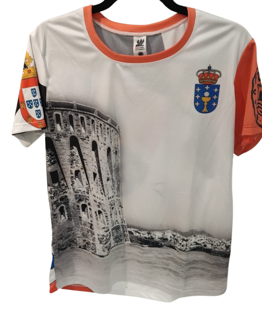 CAMISETA CAMINO SANTIAGO CORAL