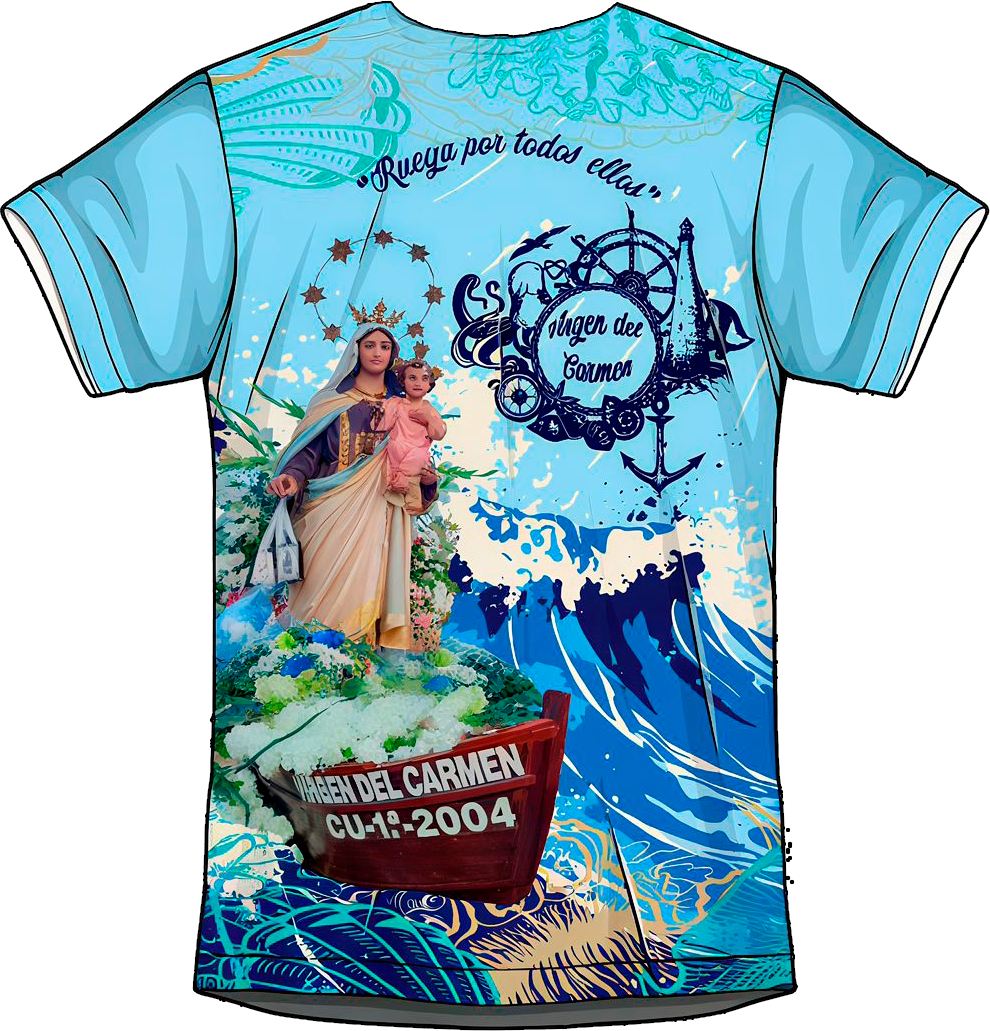 CAMISETA VIRGEN DEL CARMEN 25