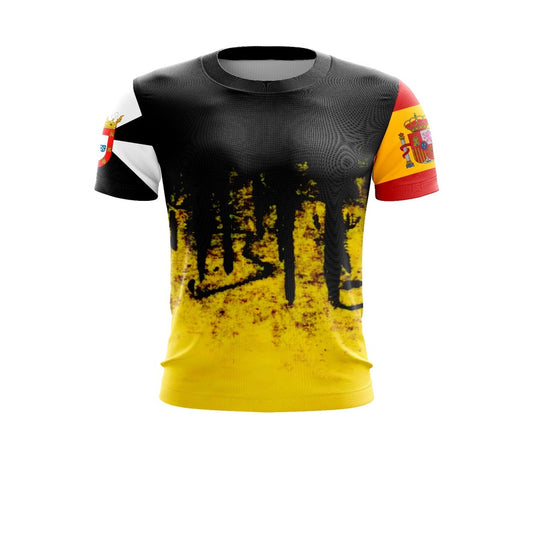 CAMISETA NEGRA y AMARILLA