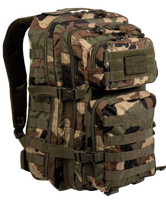 Woodland backpack US assault large 36L